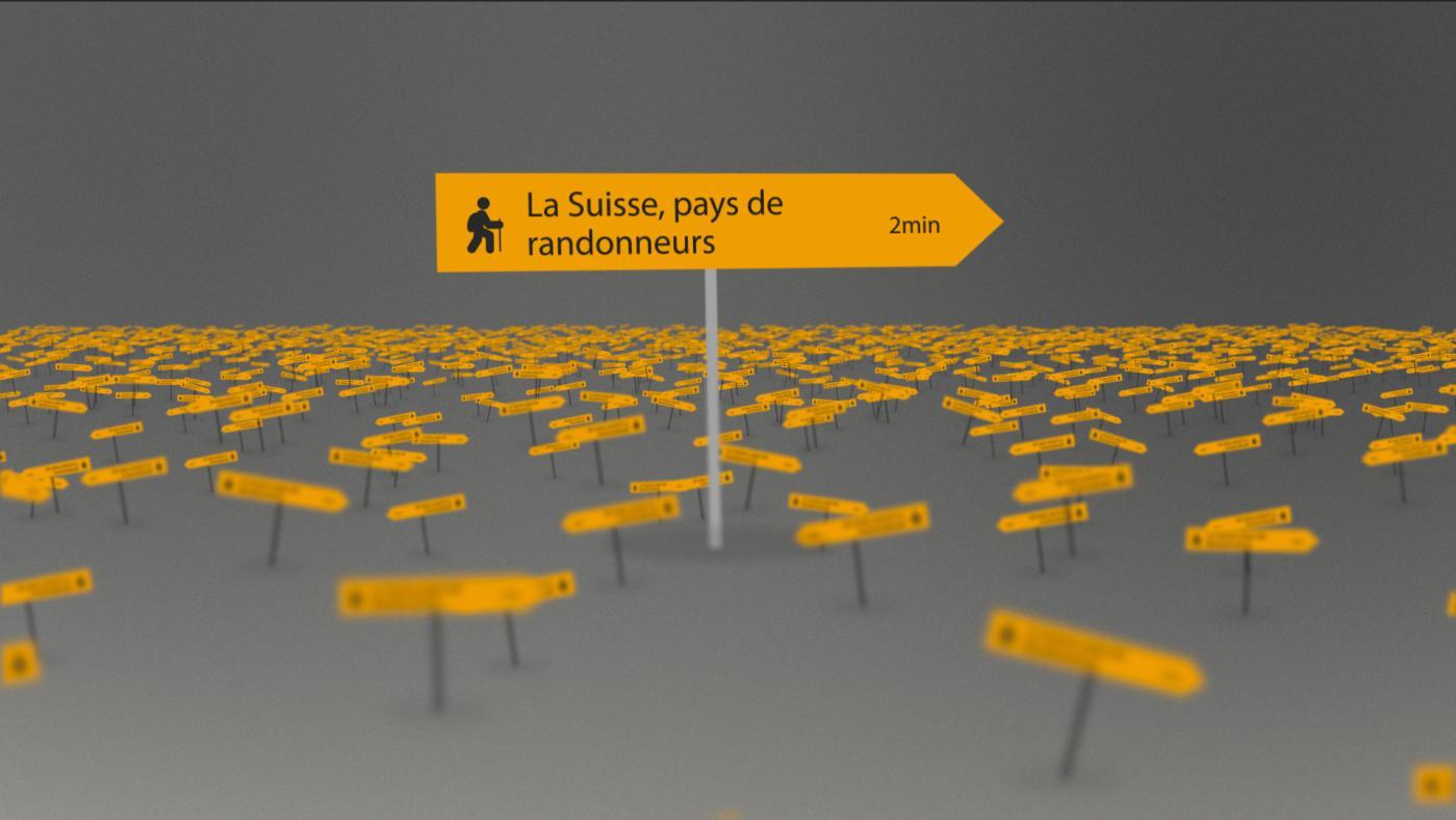 La Suisse, pays de randonneurs - Pixinside rÃ©fÃ©rence animation