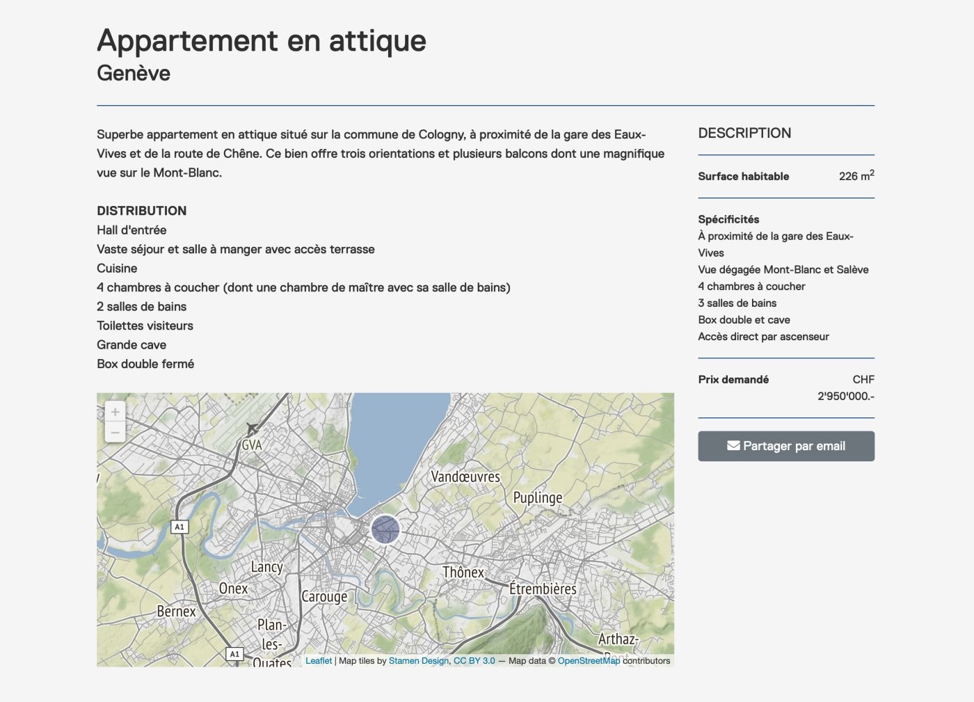 Site internet Immobilier - Pixinside rÃ©fÃ©rence web